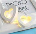 Wooden Heart String Lights 10 LED Hearts - The Gears